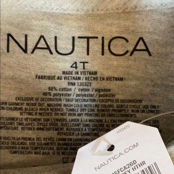 NWT!!  Nautica boys shirt size 4T - Picture 3 of 3